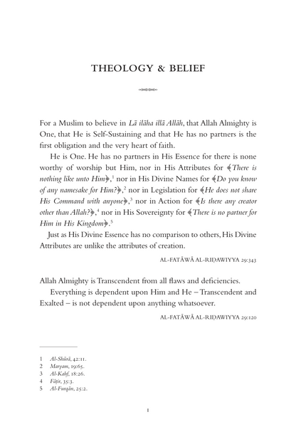 Imam Aḥmad Riḍā Khān: In His Own Words